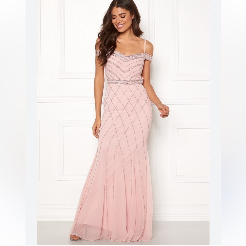 Goddiva Blush Sequin Dress